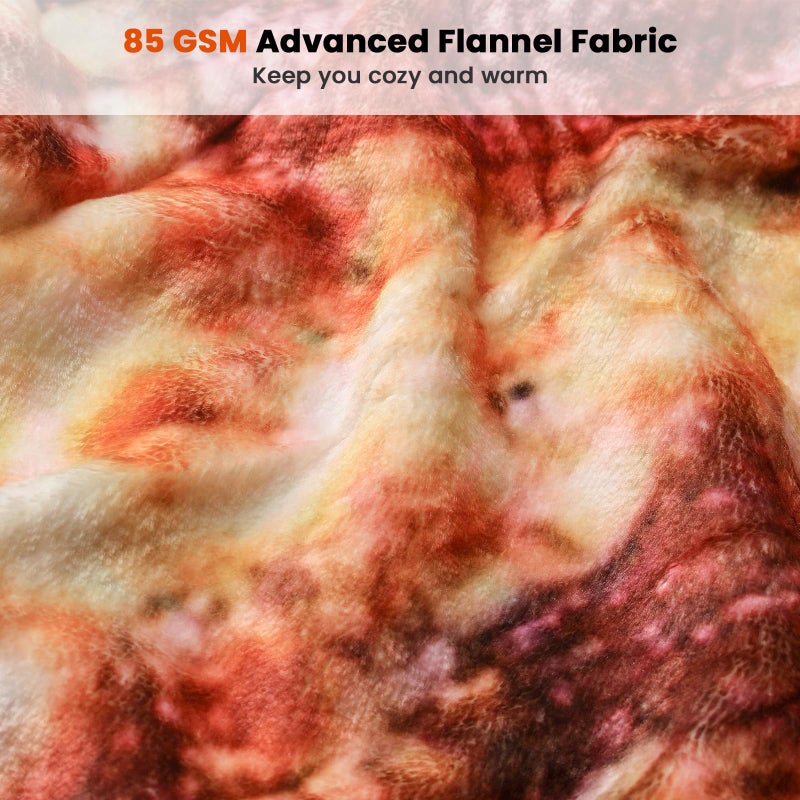 Outivity Pizza Blanket Adult Size 80 Inches, Birthday Gifts for Her Him, Funny Gifts for Girlfriend Boyfriend, Novelty Pepperoni Pizza Food Blanket Oversized, Flannel Throw Blanket for Adult - Image 4